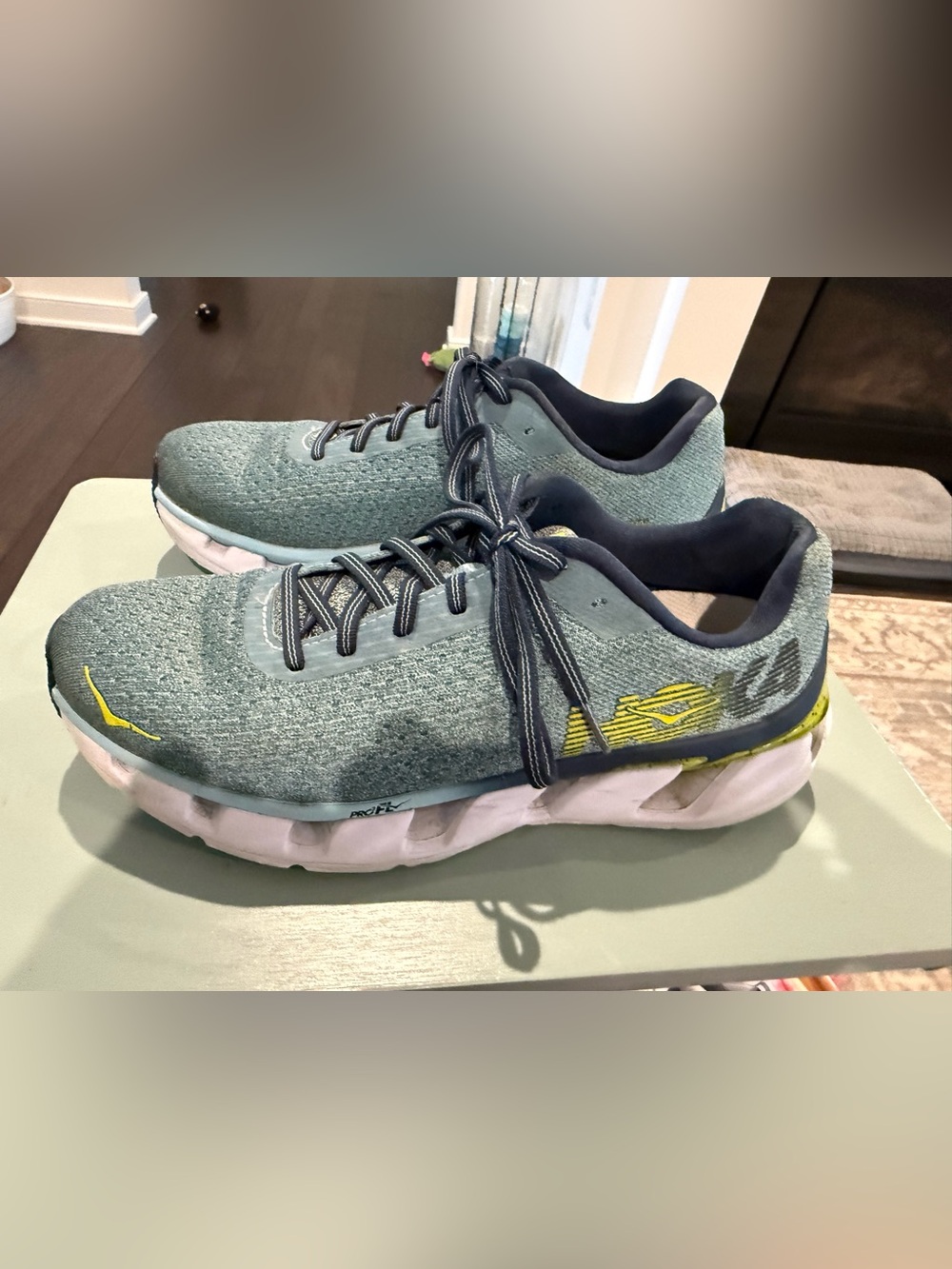 Hoka One One Green Athletic Running Shoes